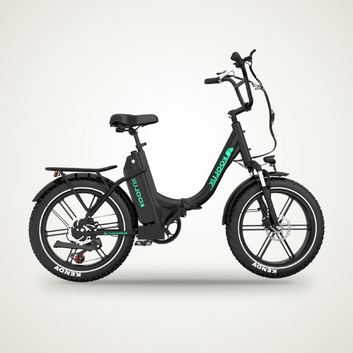 KOOLUX KL6S Folding Fat Tyre E-Bike – 48V 15.6Ah, up to 120 km Range, 250W