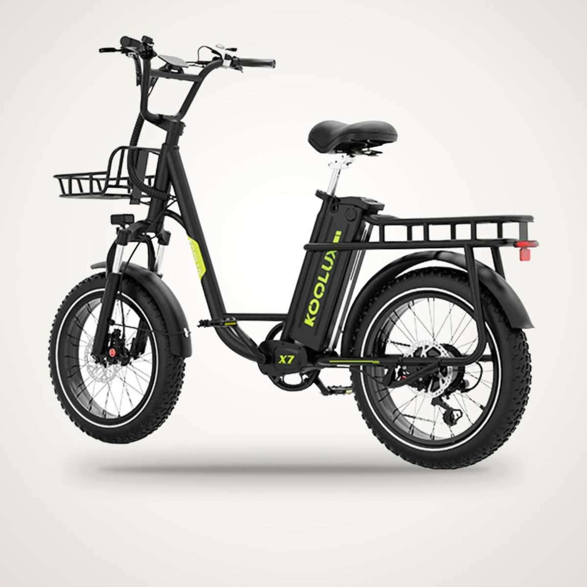 KOOLUX X7 Fat Tyre E-Bike – 48V 25Ah, up to 120 km Range, Hydraulic Brakes