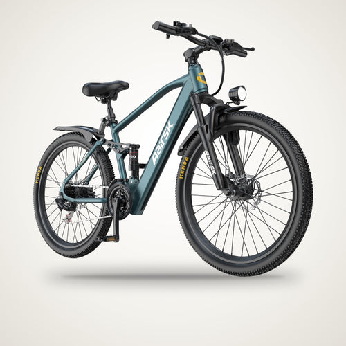 Aairsk GT900 Electric Mountain Bike – 750W, Full Suspension, 21-Speed