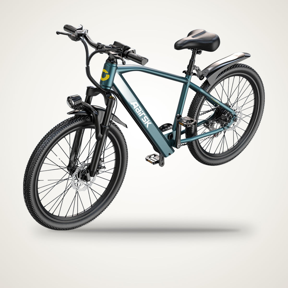 Aairsk GT900 Electric Mountain Bike – 750W, Full Suspension, 21-Speed