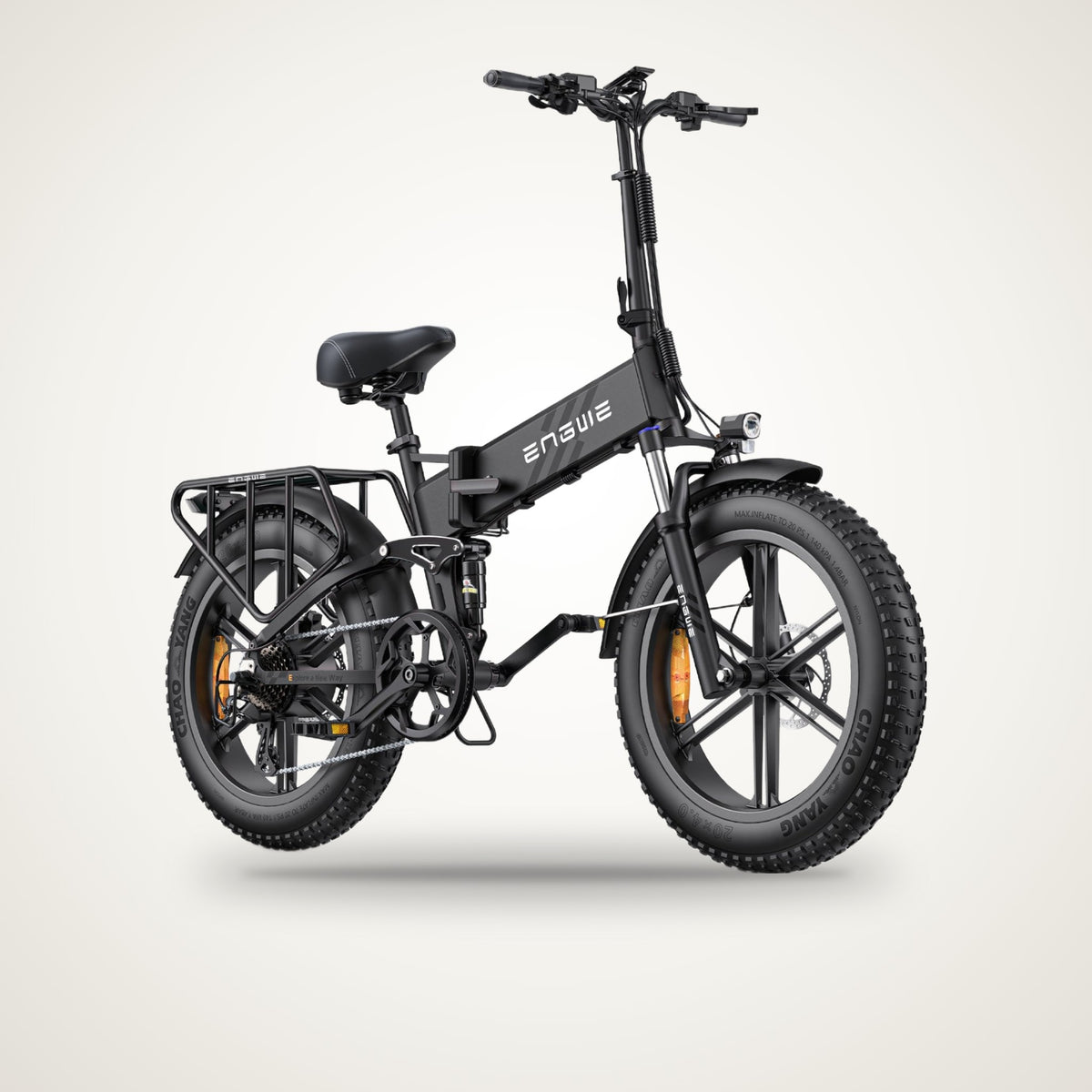 ENGWE Engine Pro 2.0 Full Suspension Fat Tyre E-Bike – 750W, 52V 16Ah, Hydraulic Brakes