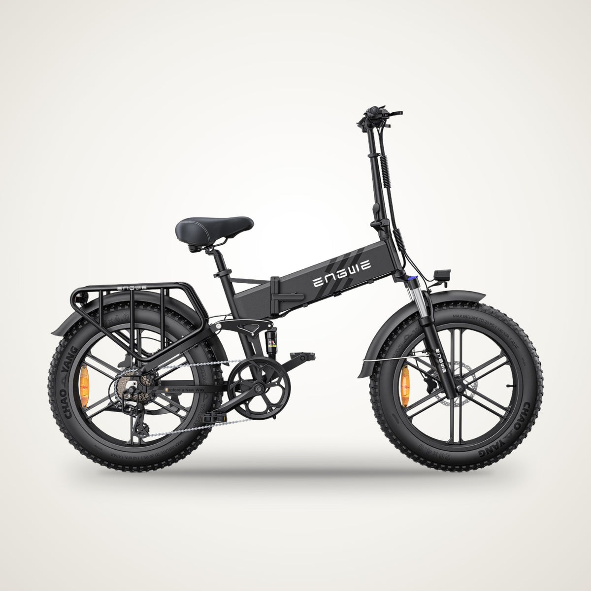 ENGWE Engine Pro 2.0 Full Suspension Fat Tyre E-Bike – 750W, 52V 16Ah, Hydraulic Brakes