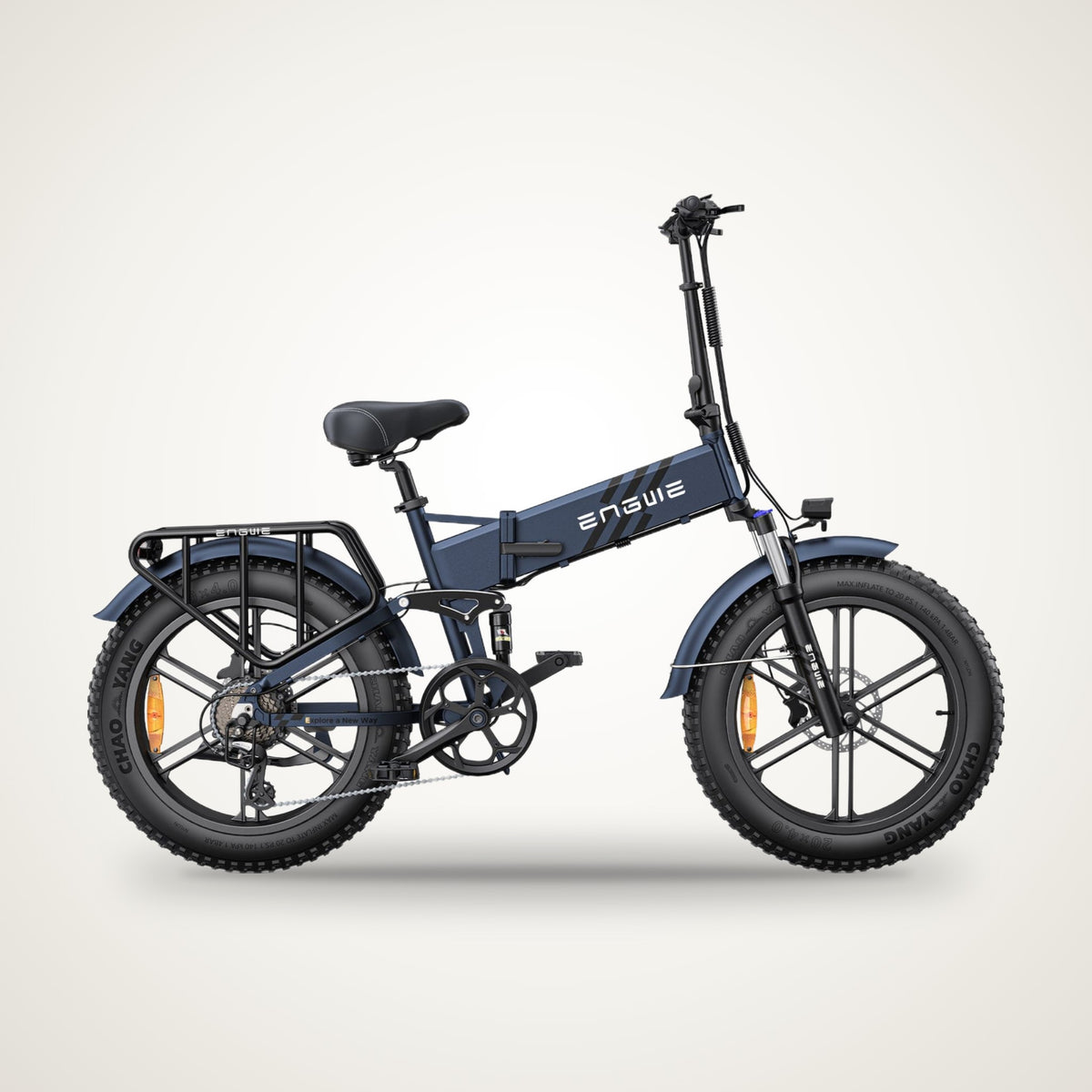 ENGWE Engine Pro 2.0 Full Suspension Fat Tyre E-Bike – 750W, 52V 16Ah, Hydraulic Brakes