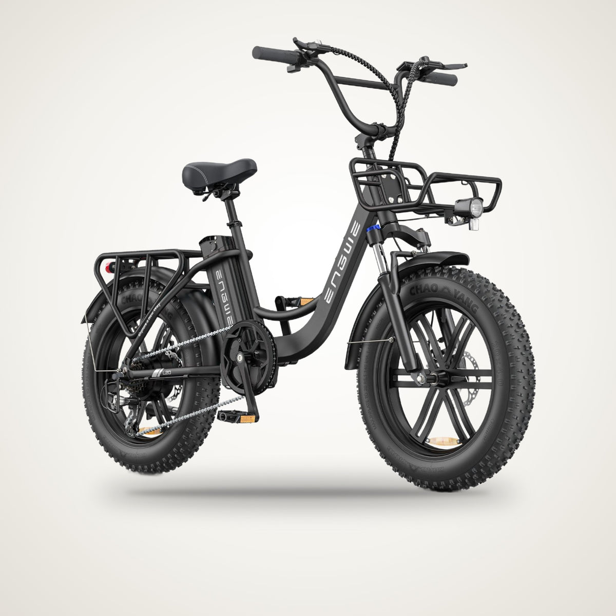 ENGWE L20 Boost Step-Through Fat Tyre E-Bike – 75 Nm Boost, Torque Sensor, up to 126 km