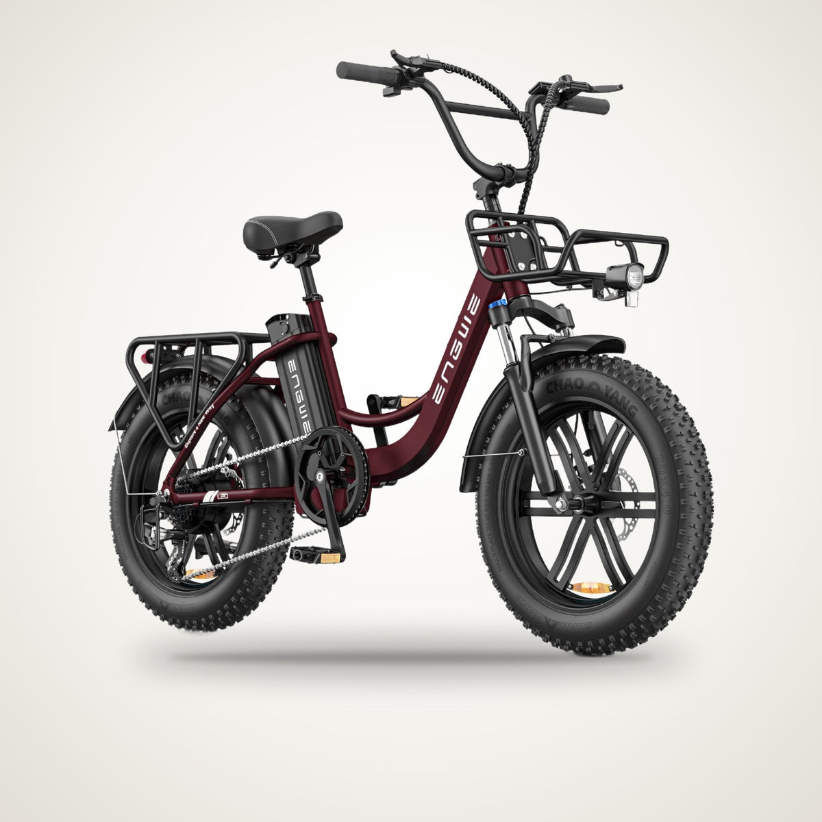 ENGWE L20 Boost Step-Through Fat Tyre E-Bike – 75 Nm Boost, Torque Sensor, up to 126 km
