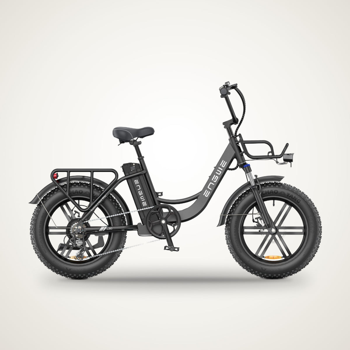 ENGWE L20 Boost Step-Through Fat Tyre E-Bike – 75 Nm Boost, Torque Sensor, up to 126 km