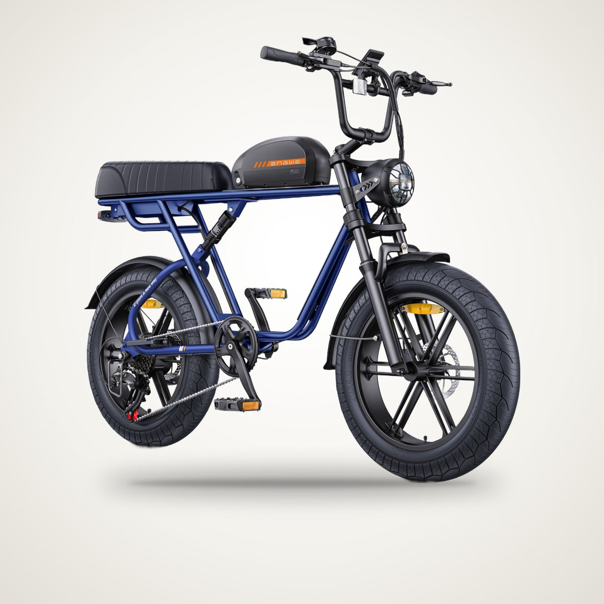 ENGWE M1 Two-Seater Moped-Style E-Bike – 250W 65 Nm, up to 170 km, Hydraulic Brakes