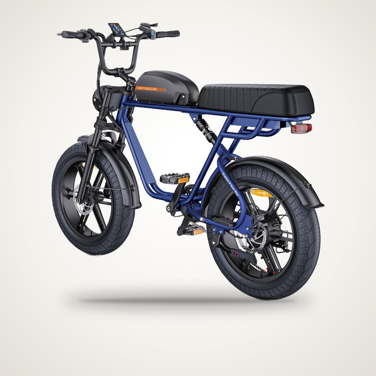 ENGWE M1 Two-Seater Moped-Style E-Bike – 250W 65 Nm, up to 170 km, Hydraulic Brakes