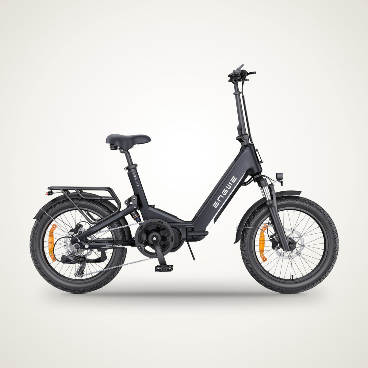 ENGWE L20 3.0 Pro Mid-Drive Folding E-Bike – 100 Nm, 720Wh, up to 160 km, GPS