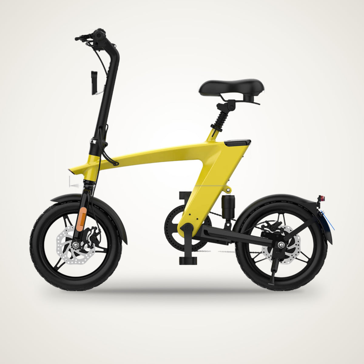 HX H1C 14" Compact E-Bike – 250W, 36V 10Ah, Rear Suspension