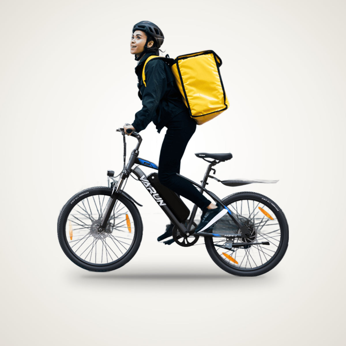 VARUN M24-1 24" Electric Bike – 250W, 36V 7.8Ah, Front Suspension
