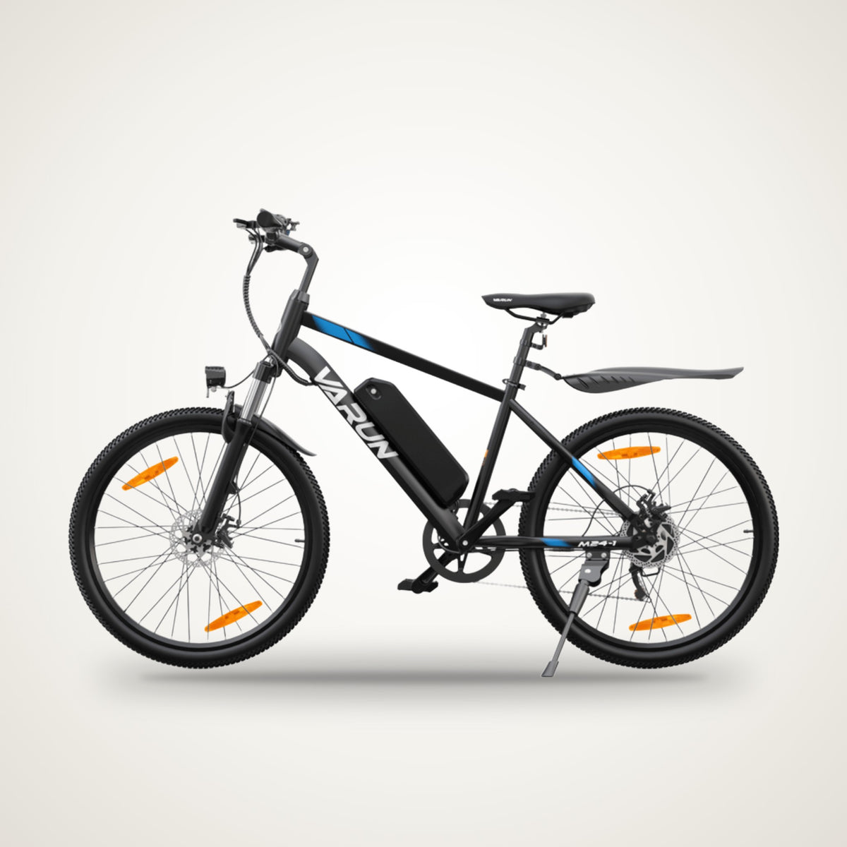 VARUN M24-1 24" Electric Bike – 250W, 36V 7.8Ah, Front Suspension