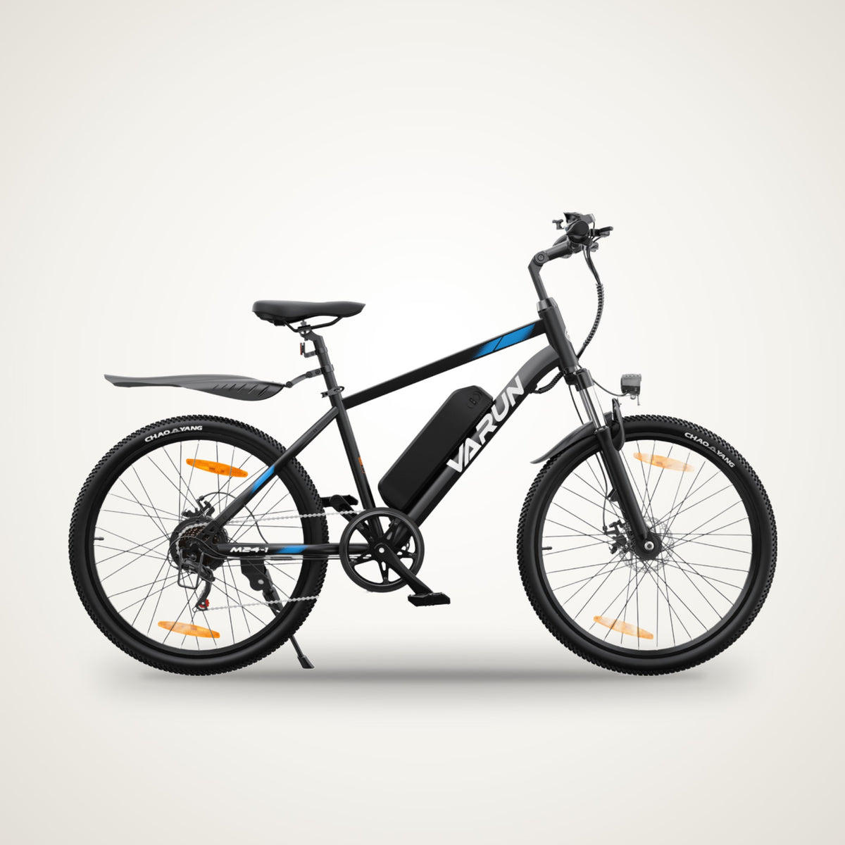 VARUN M24-1 24" Electric Bike – 250W, 36V 7.8Ah, Front Suspension