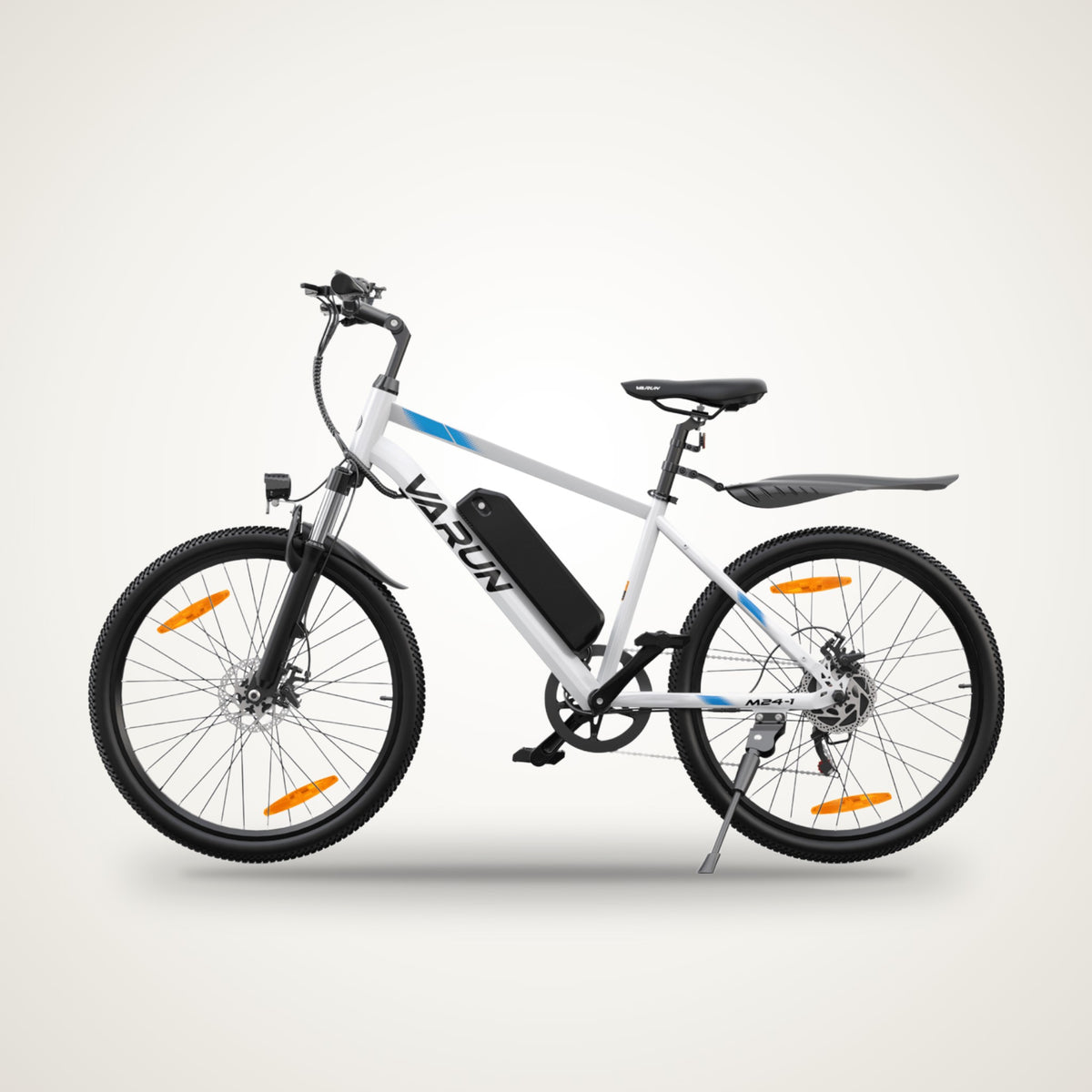 VARUN M24-1 24" Electric Bike – 250W, 36V 7.8Ah, Front Suspension