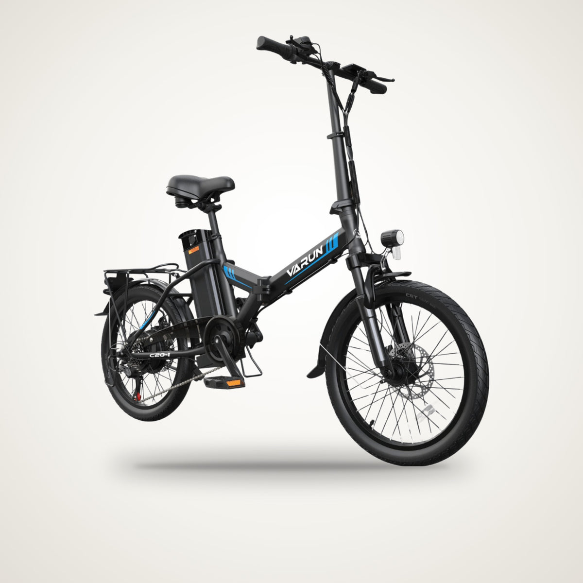 VARUN C20-1 / C20-1 Pro 20" Folding E-Bike – 48V, Shimano 7-Speed