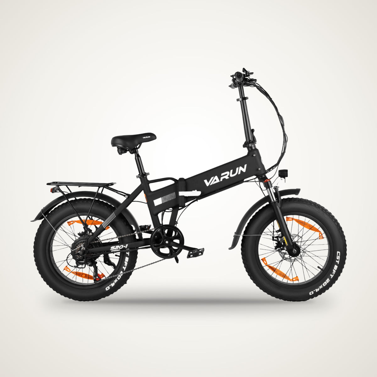 VARUN S20-1 Folding Fat Tyre E-Bike – 48V 13Ah, 20×4.0", up to 100 km