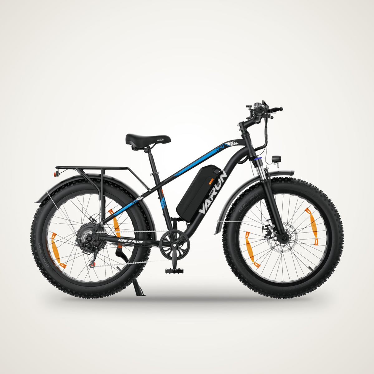 VARUN M26-2 Plus 26" Fat Tyre E-Bike – 48V 15Ah, 62 Nm, up to 70 km