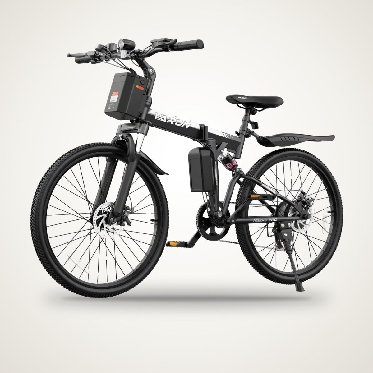 VARUN M26-3 Pro 26" Electric Mountain Bike – 48V 7.8Ah, Shimano 7-Speed