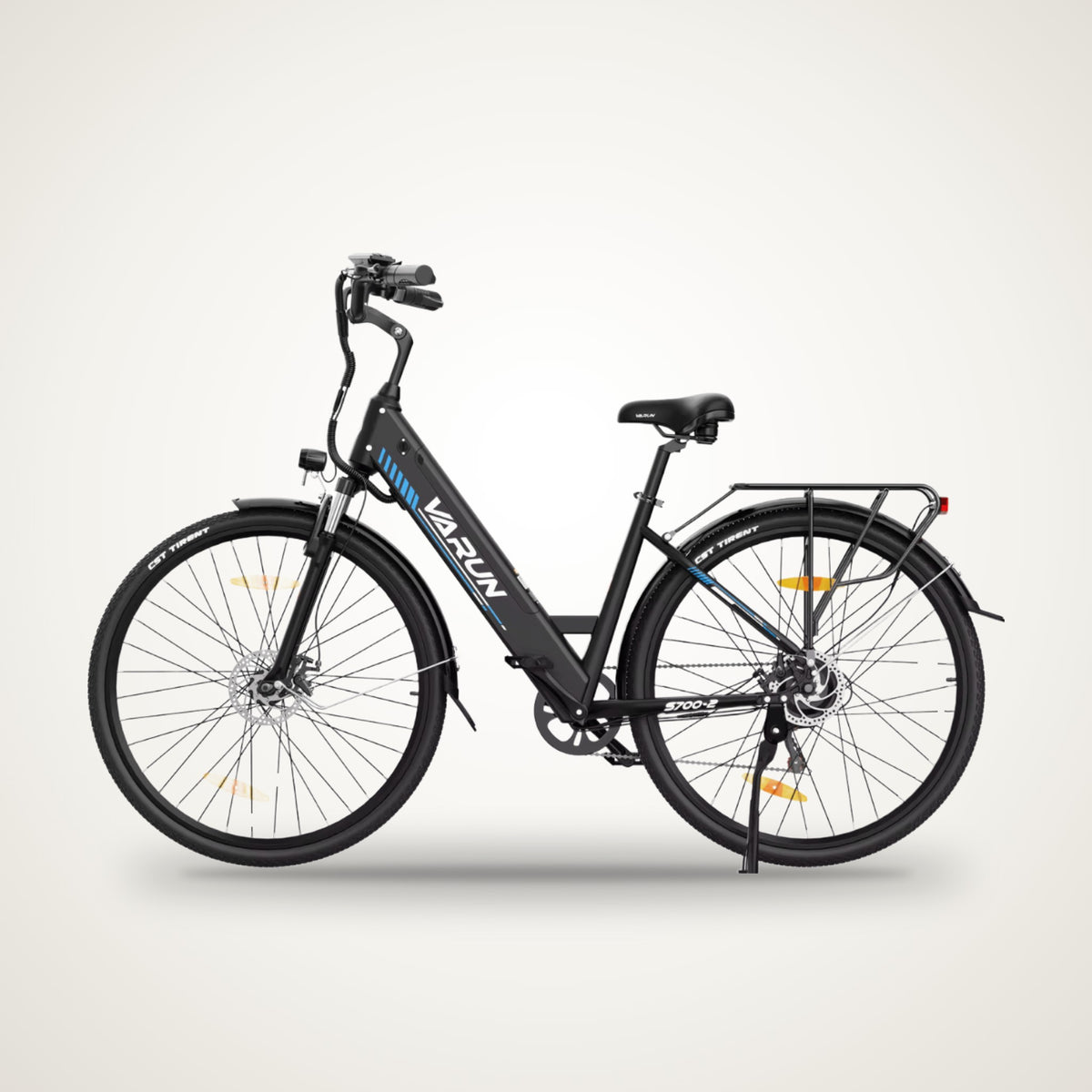 VARUN S700-2 Step-Through City E-Bike – 48V 10.4Ah, Shimano 7-Speed
