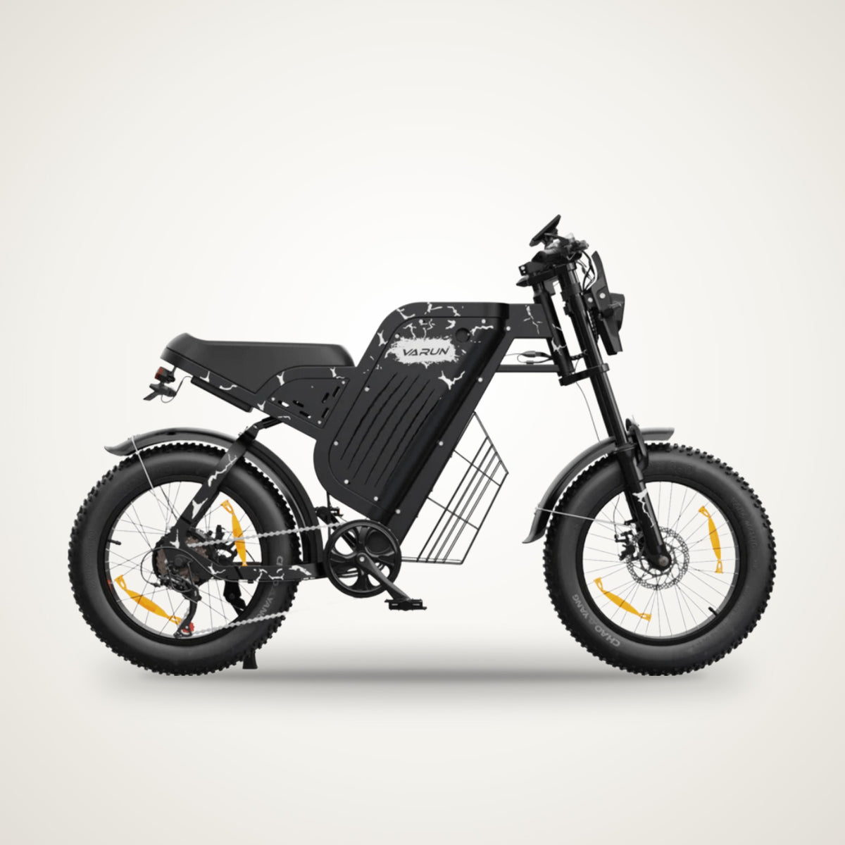 VARUN X-Plorer Raptor Moped-Style Fat Tyre E-Bike – 1000W, 95 Nm, 48V 20.8Ah