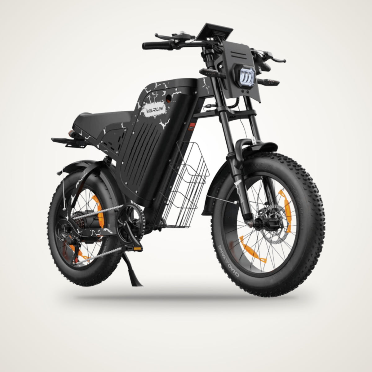 VARUN X-Plorer Raptor Moped-Style Fat Tyre E-Bike – 1000W, 95 Nm, 48V 20.8Ah