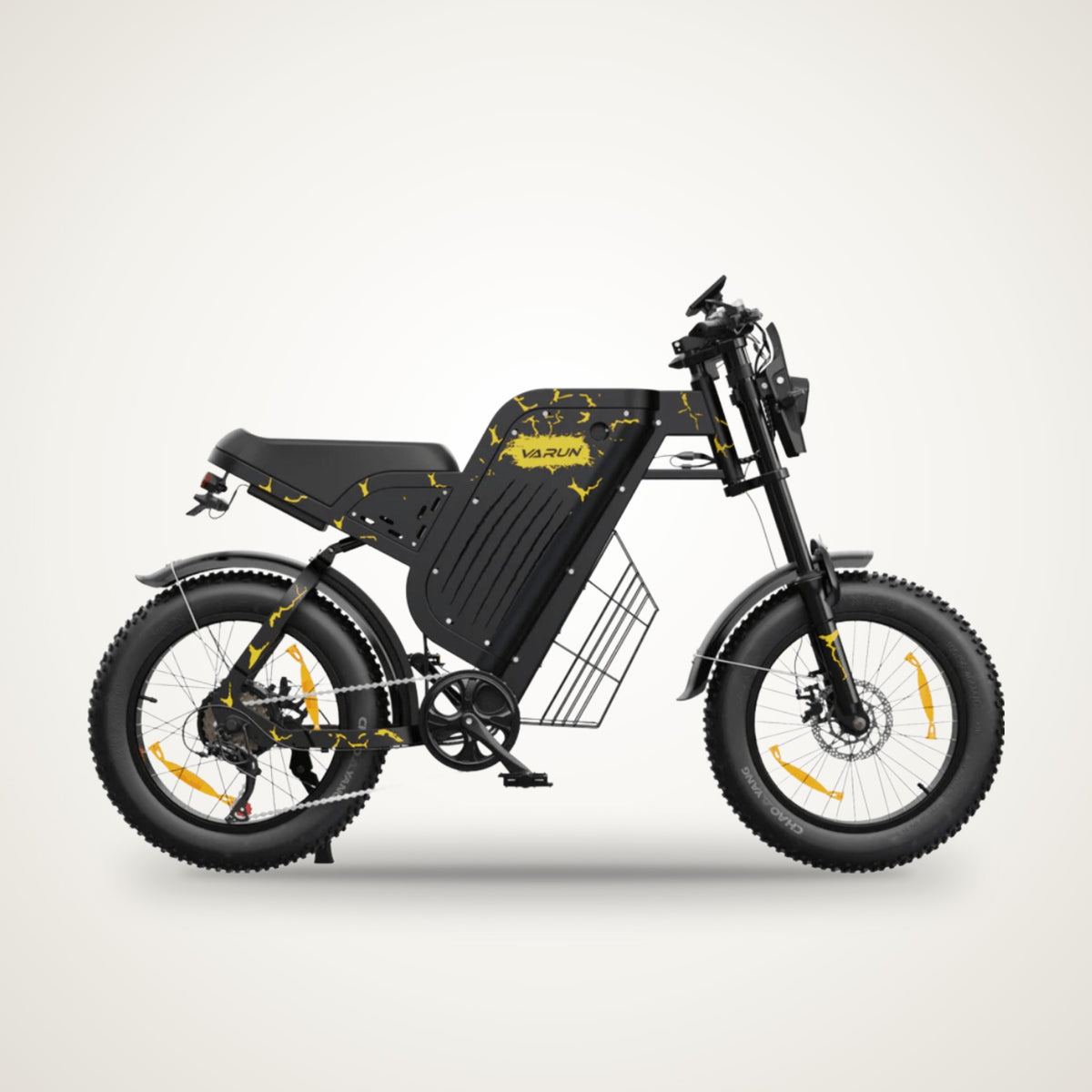 VARUN X-Plorer Raptor Moped-Style Fat Tyre E-Bike – 1000W, 95 Nm, 48V 20.8Ah
