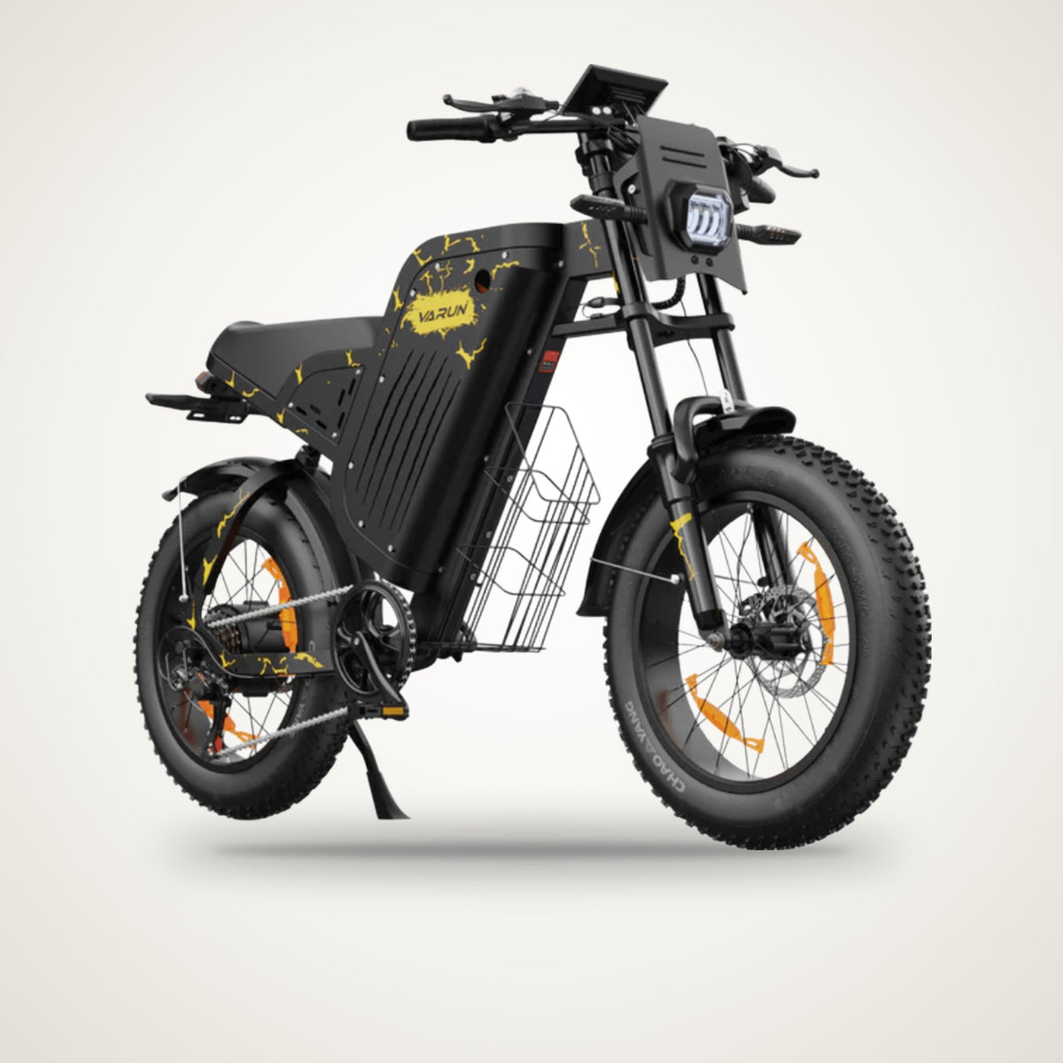 VARUN X-Plorer Raptor Moped-Style Fat Tyre E-Bike – 1000W, 95 Nm, 48V 20.8Ah