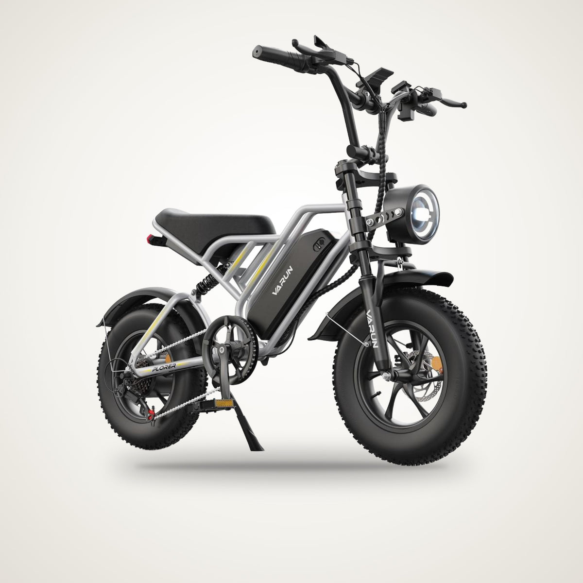 VARUN Plorer 16" Fat Tyre E-Bike – 500W, 48V 13Ah, Full Suspension