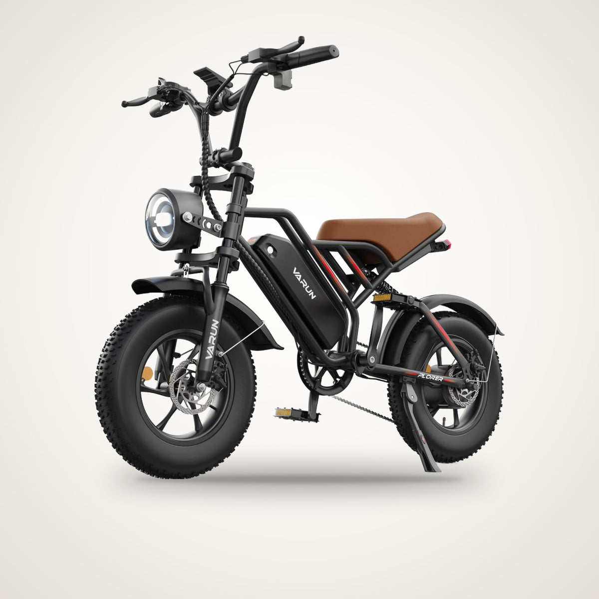 VARUN Plorer 16" Fat Tyre E-Bike – 500W, 48V 13Ah, Full Suspension