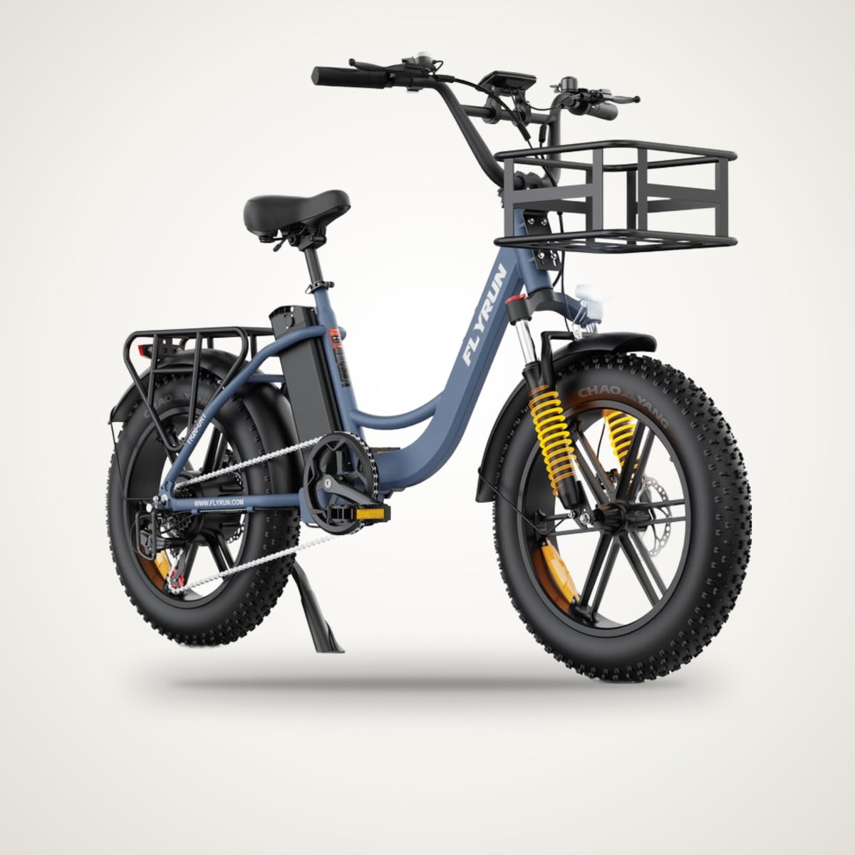 FLYRUN F2013 Folding Fat Tyre E-Bike – 48V 13Ah, 20×4.0" Tyres