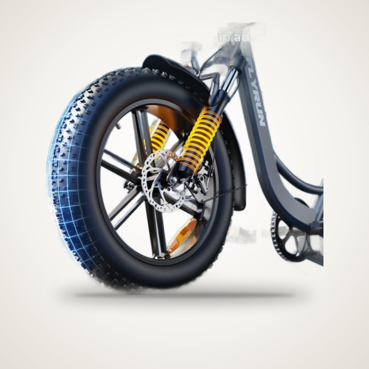FLYRUN F2013 Folding Fat Tyre E-Bike – 48V 13Ah, 20×4.0" Tyres