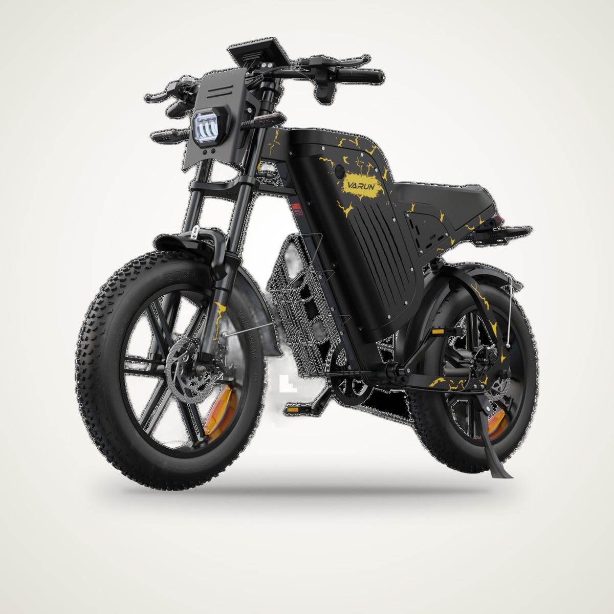 VARUN X-Plorer Beast Moped-Style E-Bike – 48V 31.5Ah (1512Wh), up to 160 km, Full Suspension