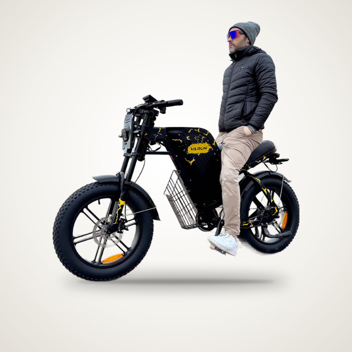 VARUN X-Plorer Beast Moped-Style E-Bike – 48V 31.5Ah (1512Wh), up to 160 km, Full Suspension