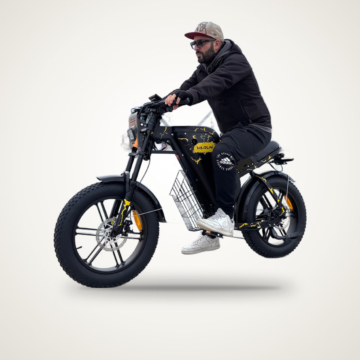 VARUN X-Plorer Beast Moped-Style E-Bike – 48V 31.5Ah (1512Wh), up to 160 km, Full Suspension
