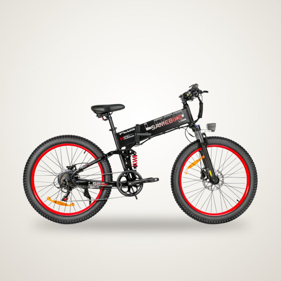 SAME Bike LO26 Plus Folding Electric Mountain Bike – 1000W, 48V 15Ah, 26×3.0", Hydraulic Brakes