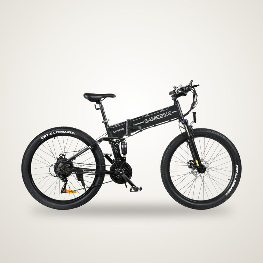 SAME Bike LO26-II Folding Electric Mountain Bike – 900W, 48V 14Ah, 21-Speed, Hydraulic Brakes
