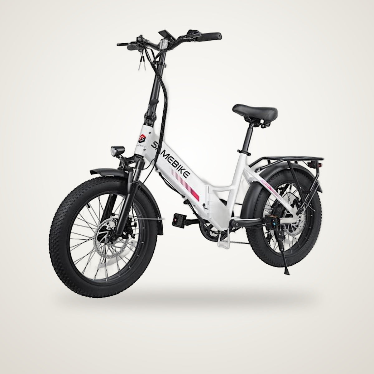 SAME Bike LOTDM200-II Folding Fat Tyre E-Bike studio photo