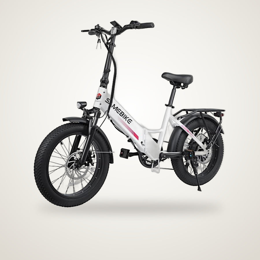SAME Bike LOTDM200-II Folding Fat Tyre E-Bike – 48V 13Ah, 250W (750W Peak), NFC