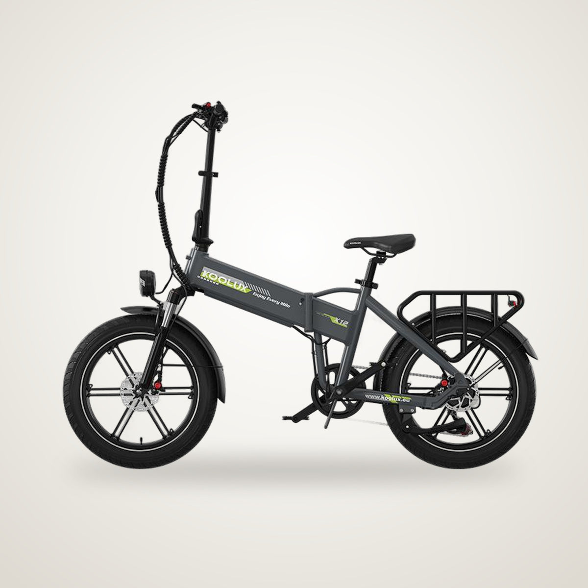 KOOLUX X12 Folding Fat Tyre E-Bike studio photo