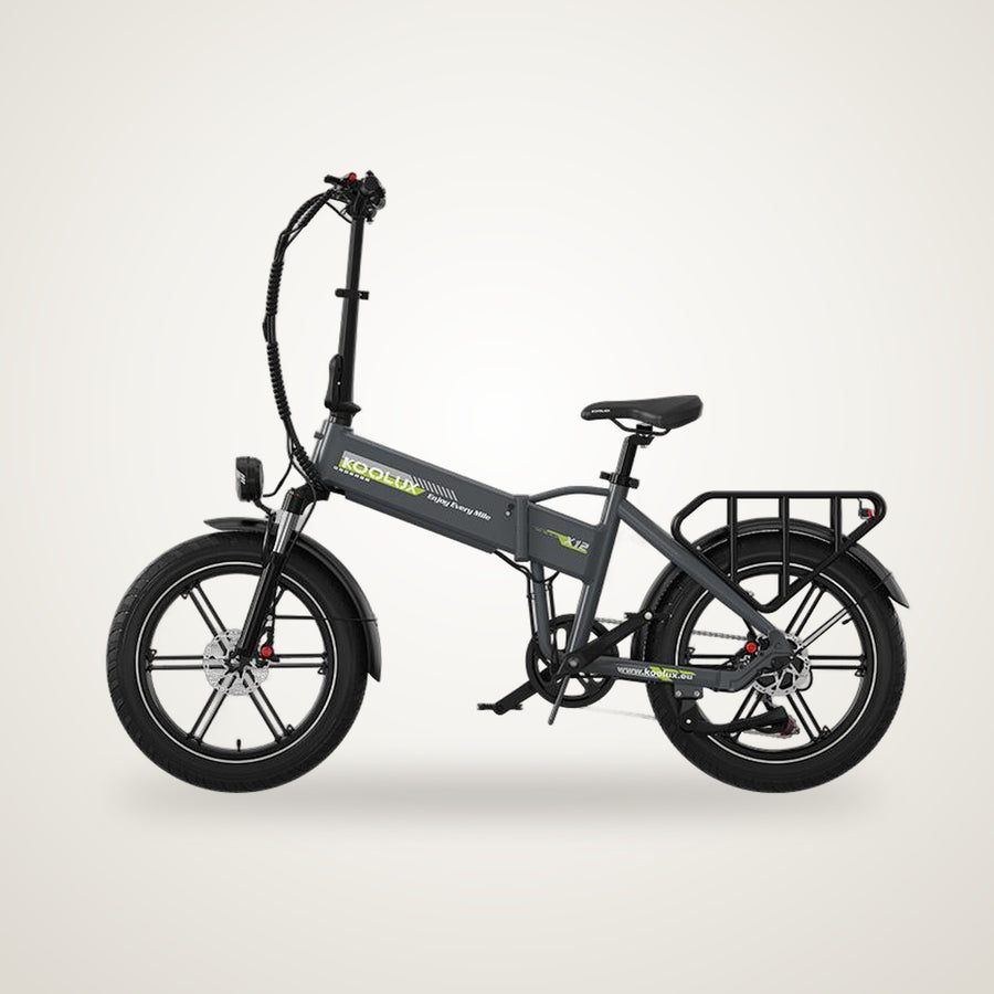 KOOLUX X12 Folding Fat Tyre E-Bike – 500W, 48V 13Ah, Hydraulic Brakes, App & NFC