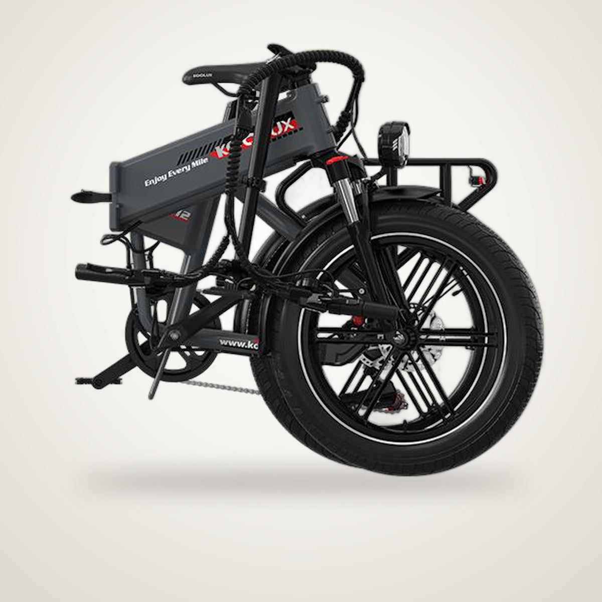 KOOLUX X12 Folding Fat Tyre E-Bike studio photo