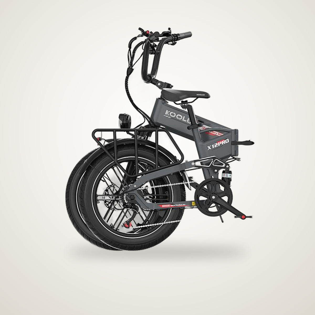 KOOLUX X12 Pro Folding Fat Tyre E-Bike studio photo