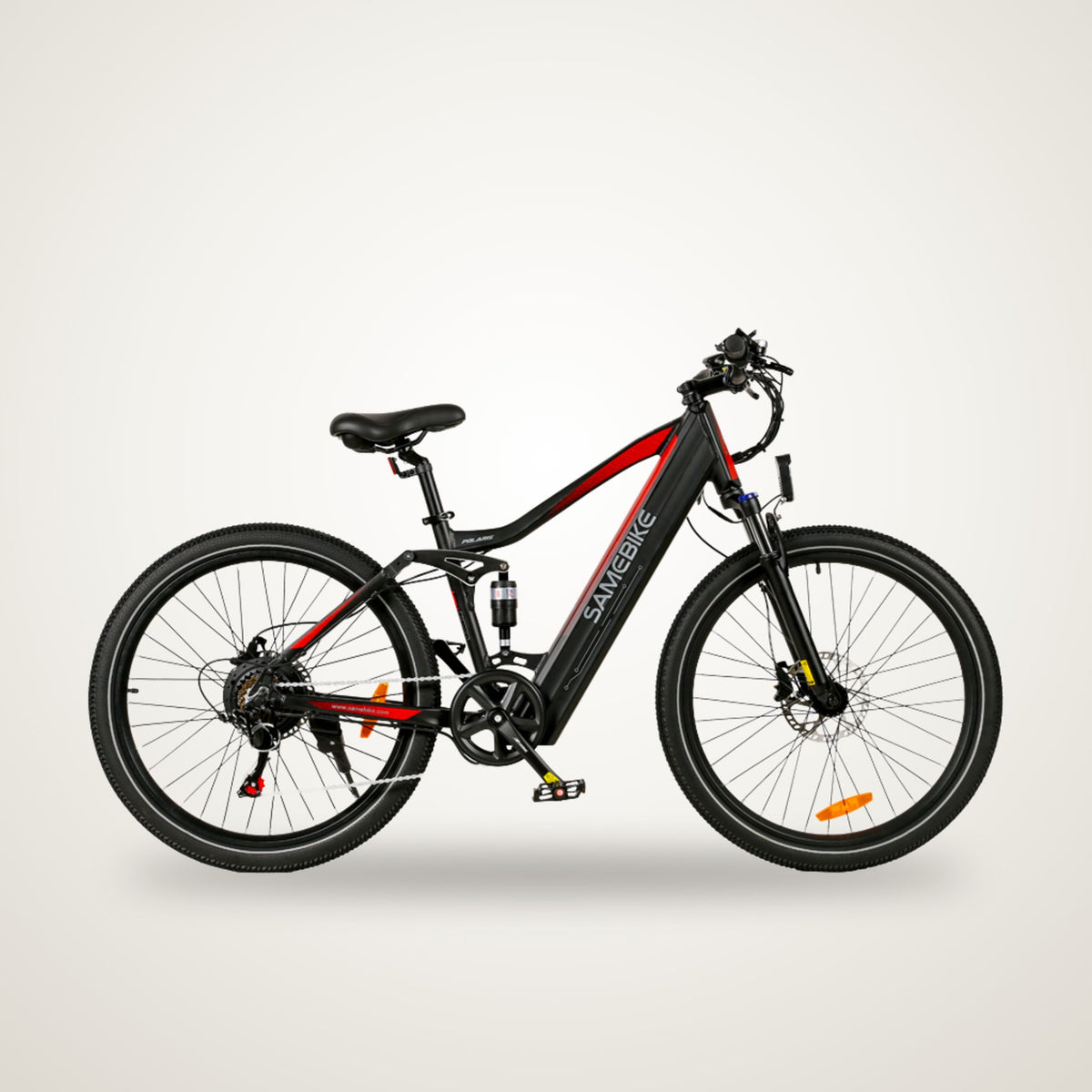 SAME Bike XD26-II Full Suspension Electric Mountain Bike studio photo
