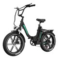 KOOLUX KL6S Folding Ebike UK – 48V 15.6Ah 120km Range 20" Fat Tyre 250W